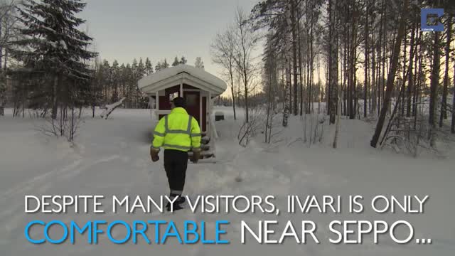 He waits for his friend to come out of here every day, and it’s something you have to see