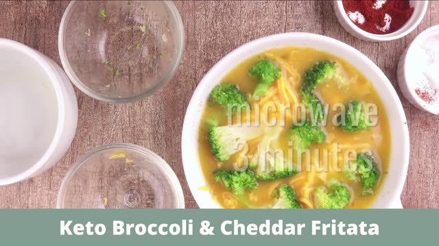 Keto Broccoli and Cheddar Frittata | Keto Diet Easy Meal