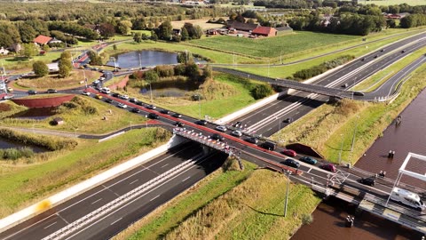 vlaggen actie Winschoten A7