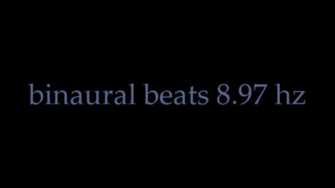 binaural beats 8.97 hz