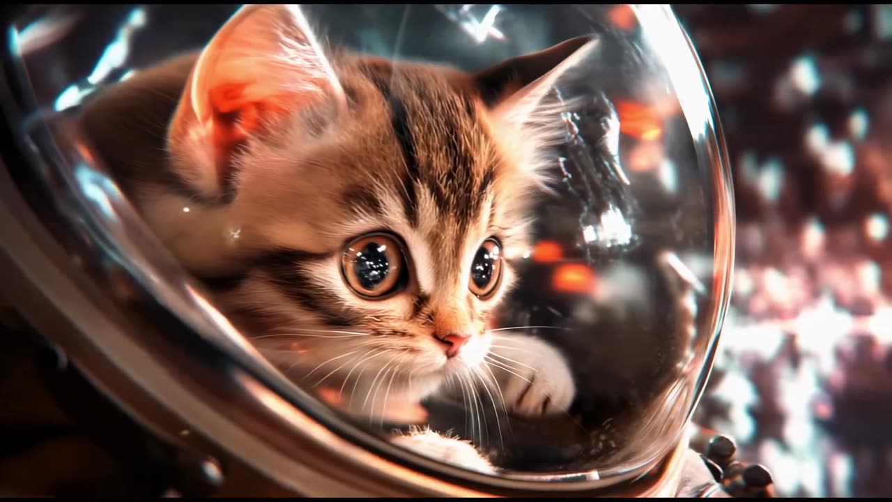 Cats in Space ai video