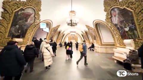 RUSSIA'S SUBWAYS ARE WAY NICER THAN OURS