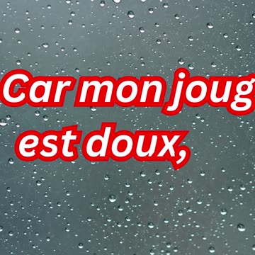 "Le Fardeau Léger et la Charge Facile de Jésus" Matthieu 11:30.#shorts #youtubeshorts #ytshorts #yt