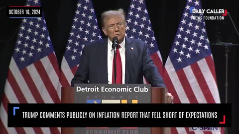 Trump Speaks Out Following Disappointing Inflation Report