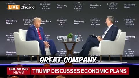 😂 Trump Roasts Bloomberg's John Micklethwait on Tariffs, Leaving the Crowd in Laughter!