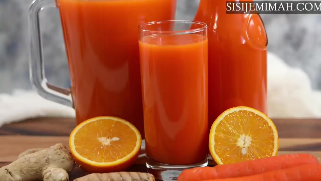 Carrot and Orange Juice for Detox and Beautiful Skin