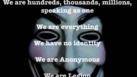 We are hundreds, thousands, millions, speaking as one.