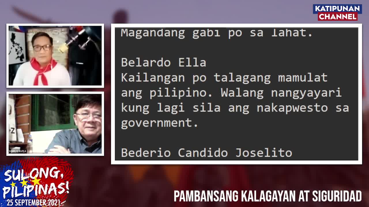 Pambansang Kalagayan at Siguridad | Sulong, Pilipinas! (25 September 2021)