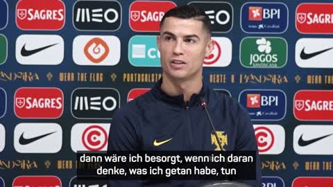 Über diese Frage kann Ronaldo nur lachen... _ WM 2022