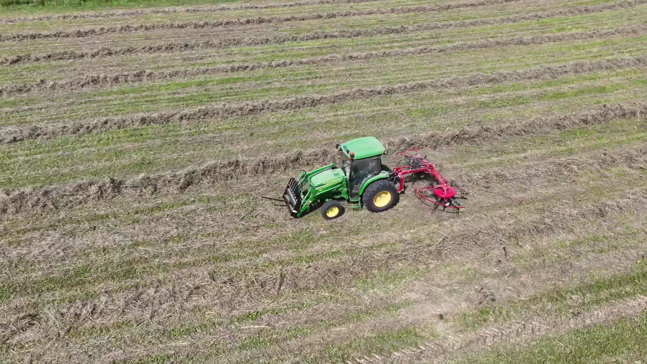 Round Hay Baling