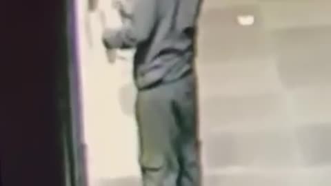 Person engulfed by FIREBALL while vandalizing children's play center #shorts.mp4