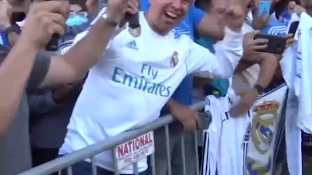 RealMadrid arrival at LA for preseason