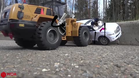 Container Trucks Go Wrong, Crash Police Car | Funny Car Fails Compilation - Woa Doodles