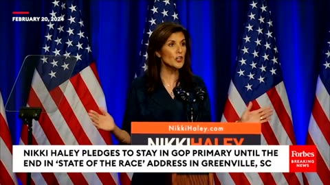 Despite being down over 30 points in her home state, Nikki Haley REFUSES to drop out.