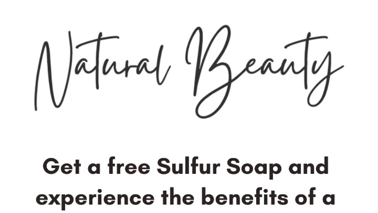 Sulfsoap Your Natural Solution for Skin Health 🌿