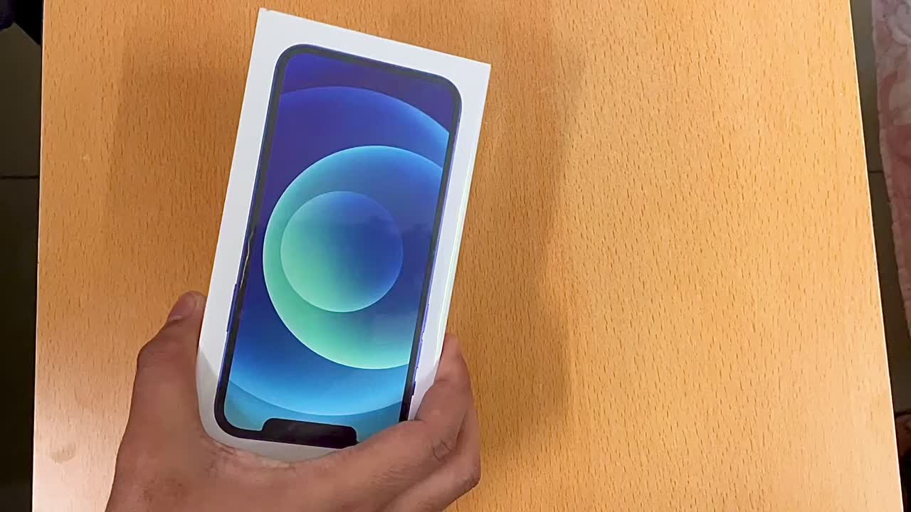 Unboxing iPhone 12 Blue Color in 2021 May