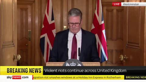 UK PM Starmer: Face The Full Force of the Law