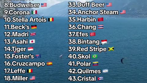 Top 50 Best Beers In The World 🍺