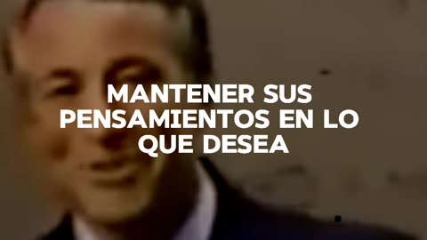 Manten tus pensamientos en lo que deseas.