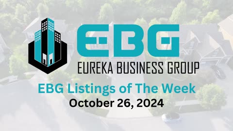 EBG Listings of The Week: October 26, 2024