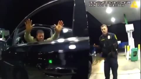 Watch how these American cops treat this black active duty soldier.