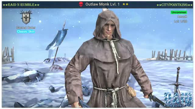 Raid Shadow Legends - Outlaw Monk - Classic Skin