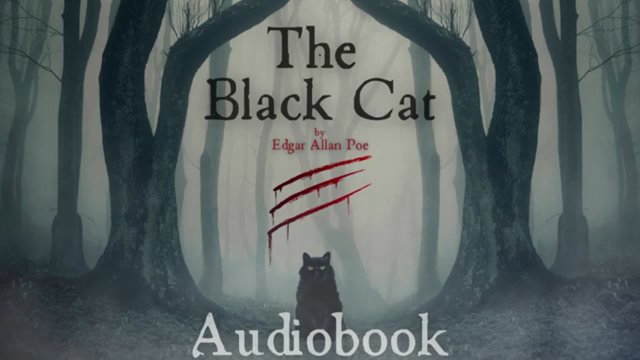 The Black Cat by Edgar Allan Poe - Full Audiobook _ Spooky Bedtime Stories