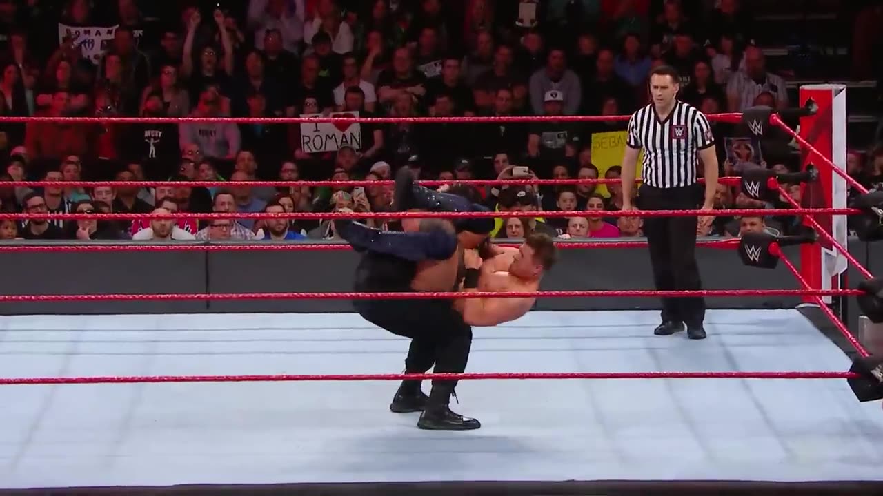 FULL MATCH - The Miz vs. Roman Reigns — Intercontinental Title Match- Raw