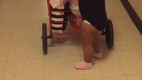 princess mimi 2yr old doing her chores grandmas little helper