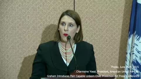 Pain Capable Unborn Child Protection Act || Charmaine Yoest