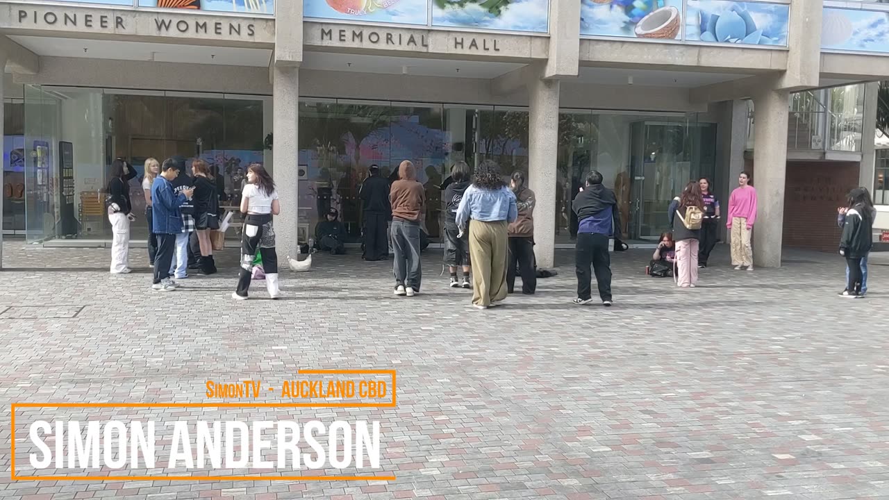 Young People Dancing in Freyberg Square