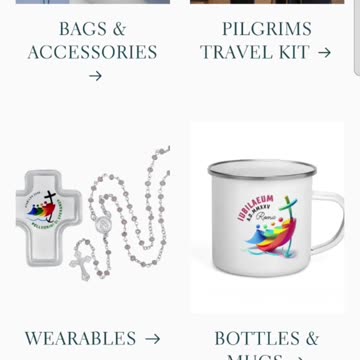 Giubileo 2025 il merchandise del giubileo del cattolicesimo romano pagano DOCUMENTARIO tralasciando i prezzi alti vorrei sapere chi se la comprerebbe sta robaccia e se Gesù abbia insegnato questo agli apostoli di fare profitto con la vendita di oggetti