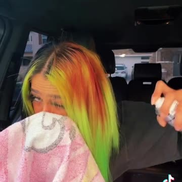 Telling my boyfriend I dyed my hair, to get his reaction