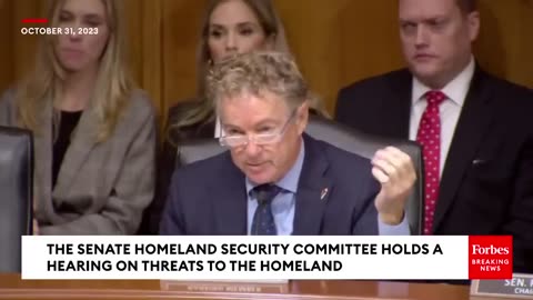 Rand Paul brilliantly makes FBI Director Wray accidentally ADMIT the truth