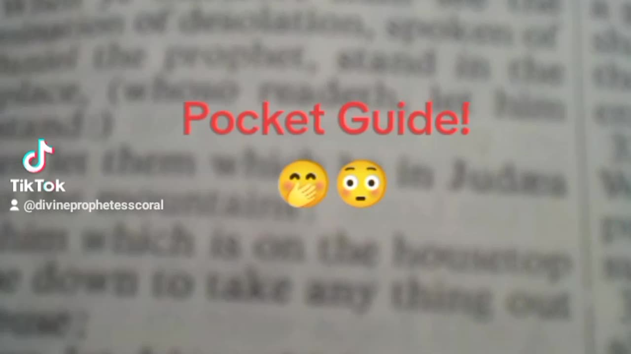 Pocket Guide! 🤭😳