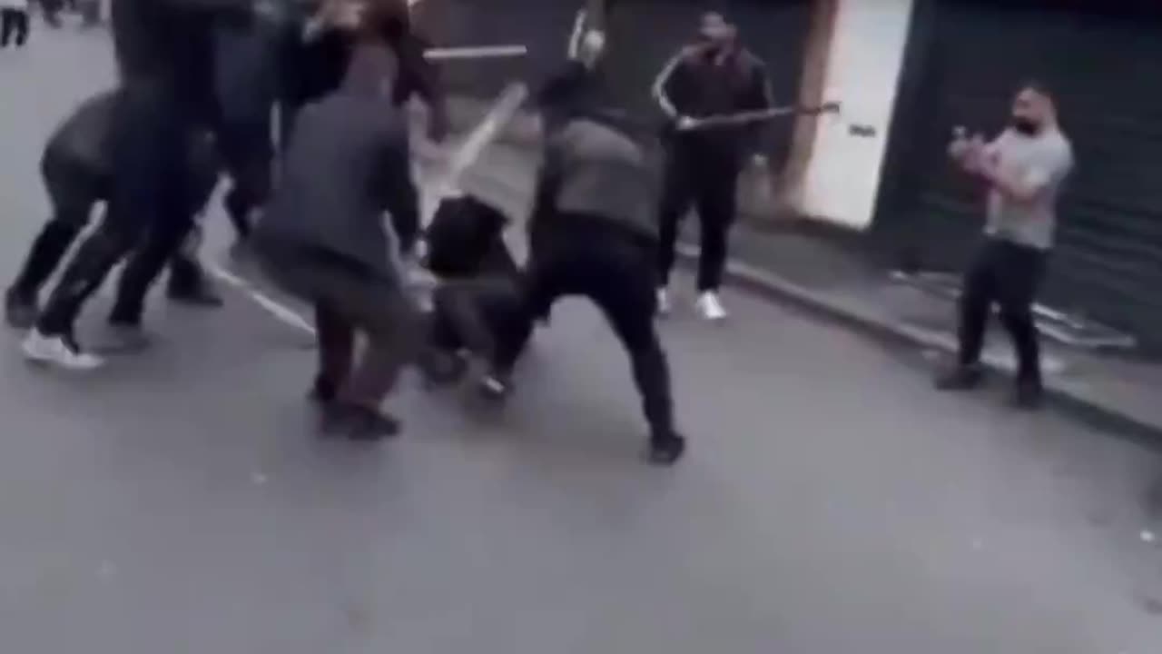 Allah's soldiers attack white British