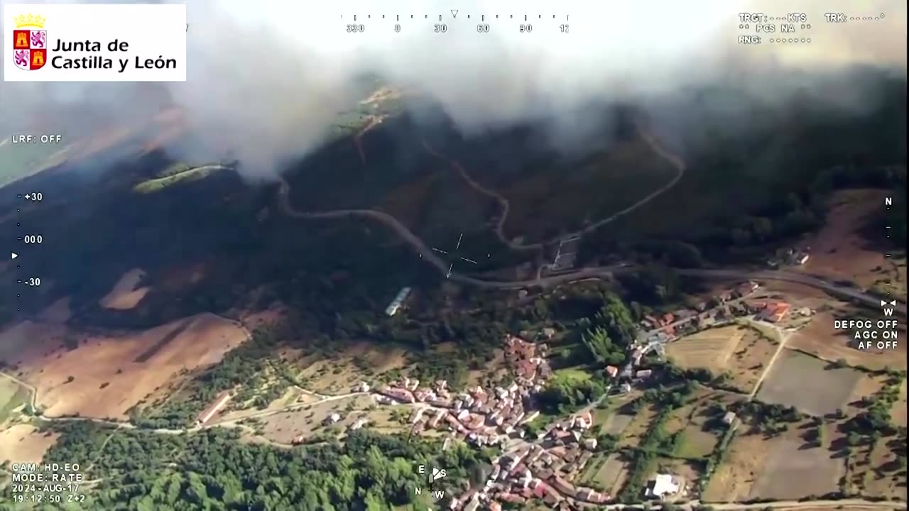 Spain races to contain wildfire near Portugal border