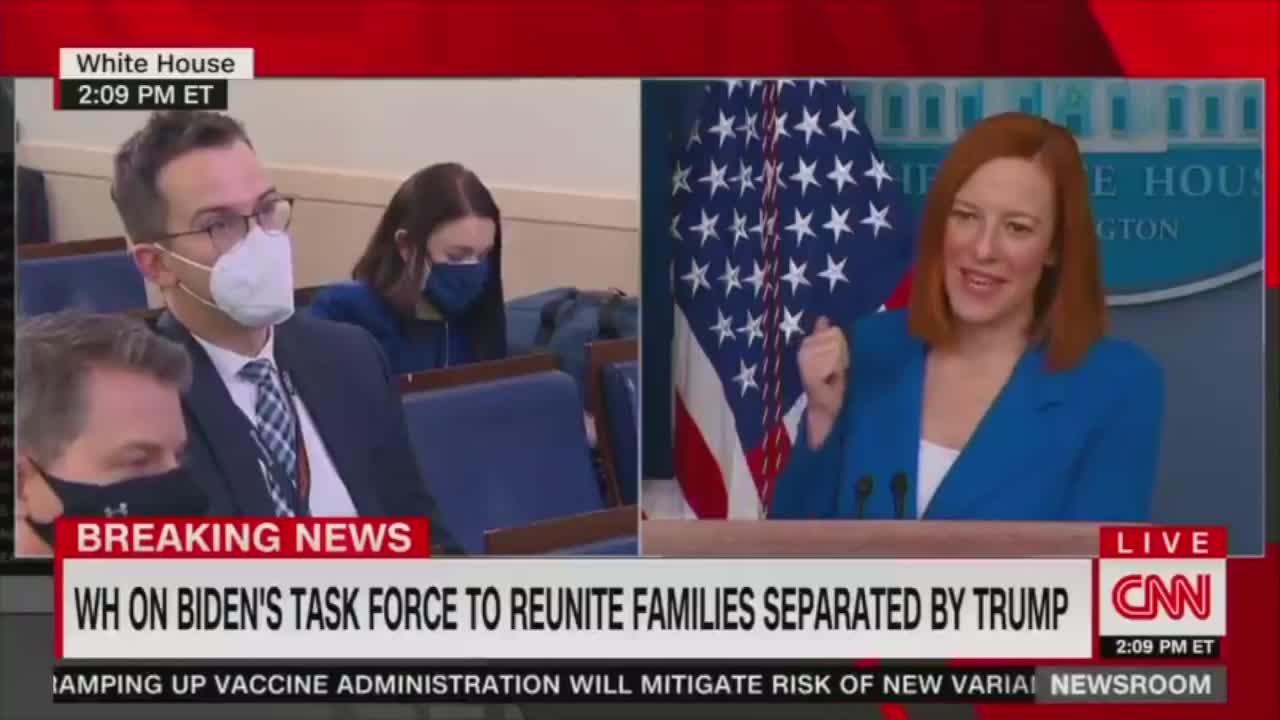 White House Press Secretary Jen Psaki LAUGHS at U.S. Space Force