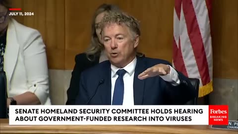 'Does It Bother You-'- Rand Paul Questions Ex-CDC Director About Gain-Of-Function Research