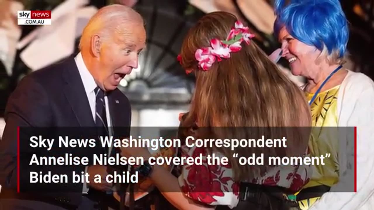 Biden Bites Three Babies at White House Halloween Party