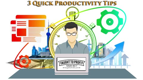 3 Quick Tips To Dramatically Increase Your Productivity! Start Getting Much More Done!