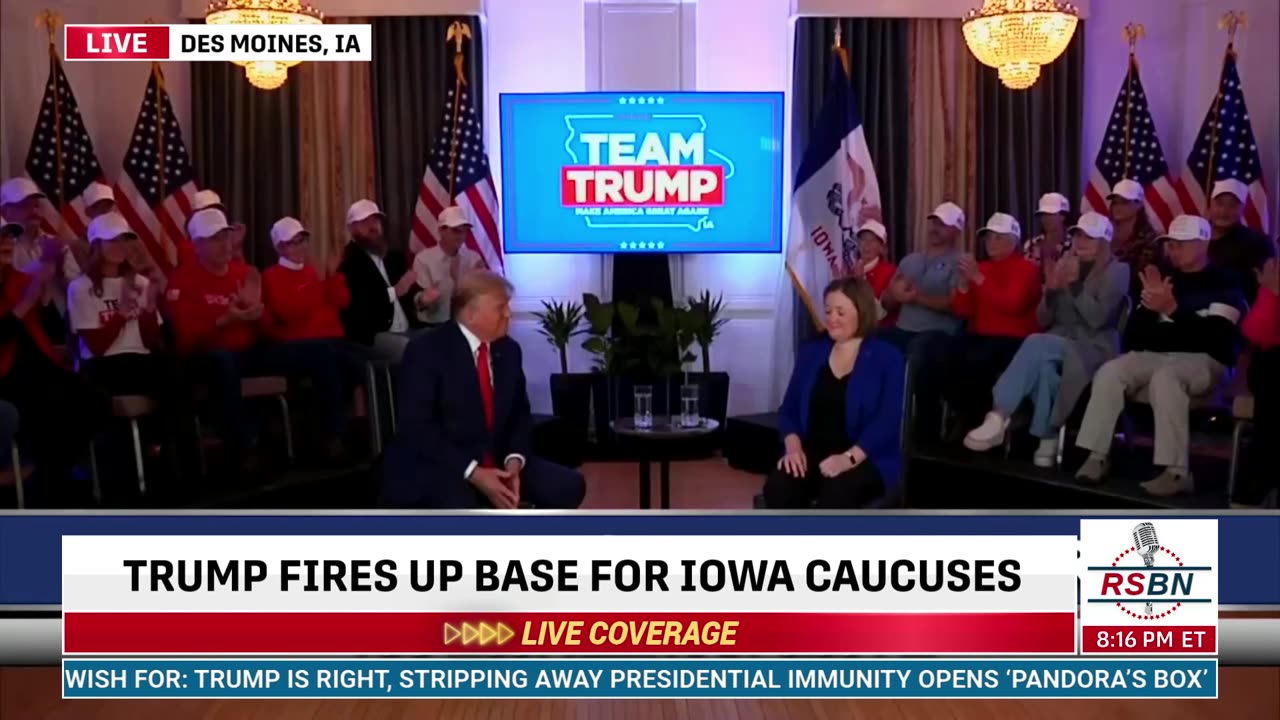 FULL SPEECH： Team Trump Telerally Featuring President Trump and Iowa AG Brenna Bird