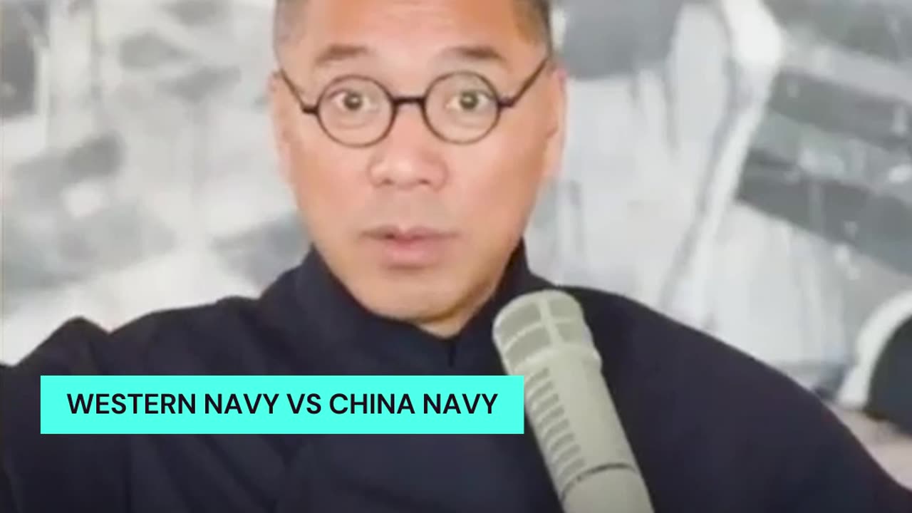 Western navies versus the Chinese Navy.