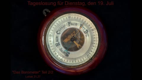 Tageslosung für Dienstag, den 19. Juli