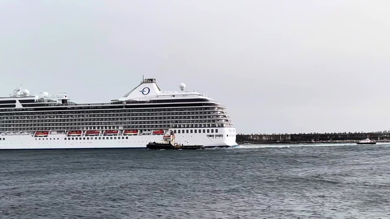 Marina Cruiseship departure in Ponta Delgada, Sao Miguel Azores Portugal - 13.04.2024 #cruise