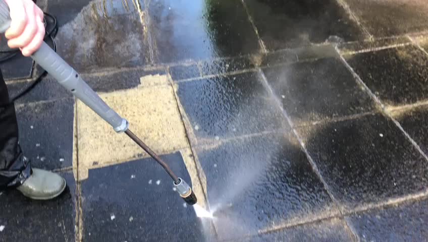 Jet pressure washing with Karcher 7125