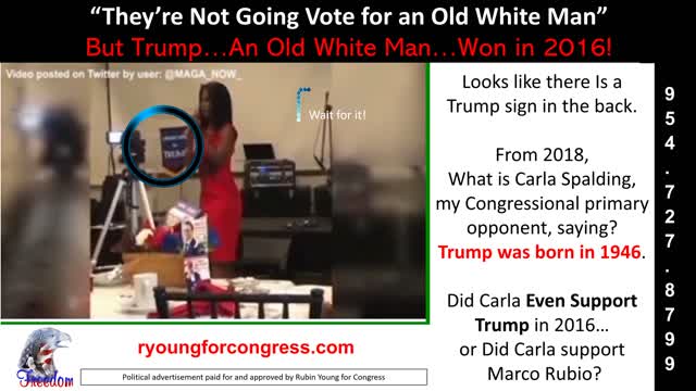 Republican Candidate Carla Spalding Says: “They’re Not Going Vote for an Old White Man”