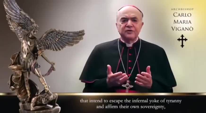 ⚔️ ARCHBISHOP CARLO MARIA VIGANO CALLS FOR THE WORLDWIDE UNIFICATION OF PATRIOTS