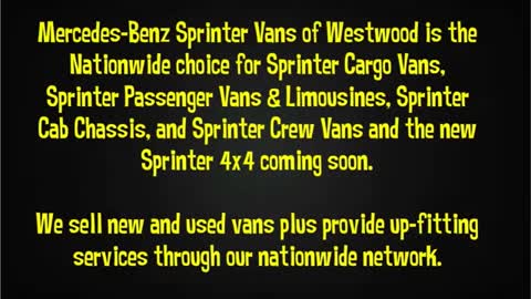 sprinter vans