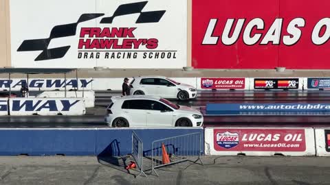 Golf R Drag Race Compilation VS Hellcat M5 - mustang - comaro